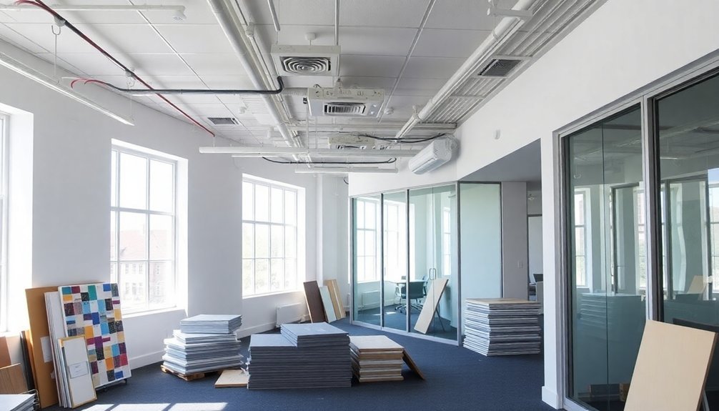 dollis hill office refurbishment phases