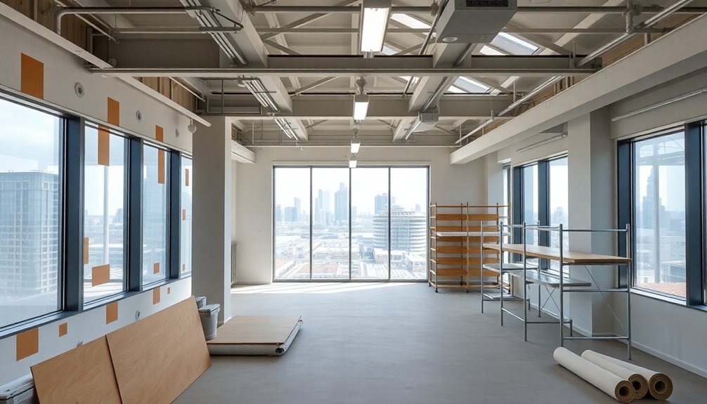 office refurbishment phases beckton