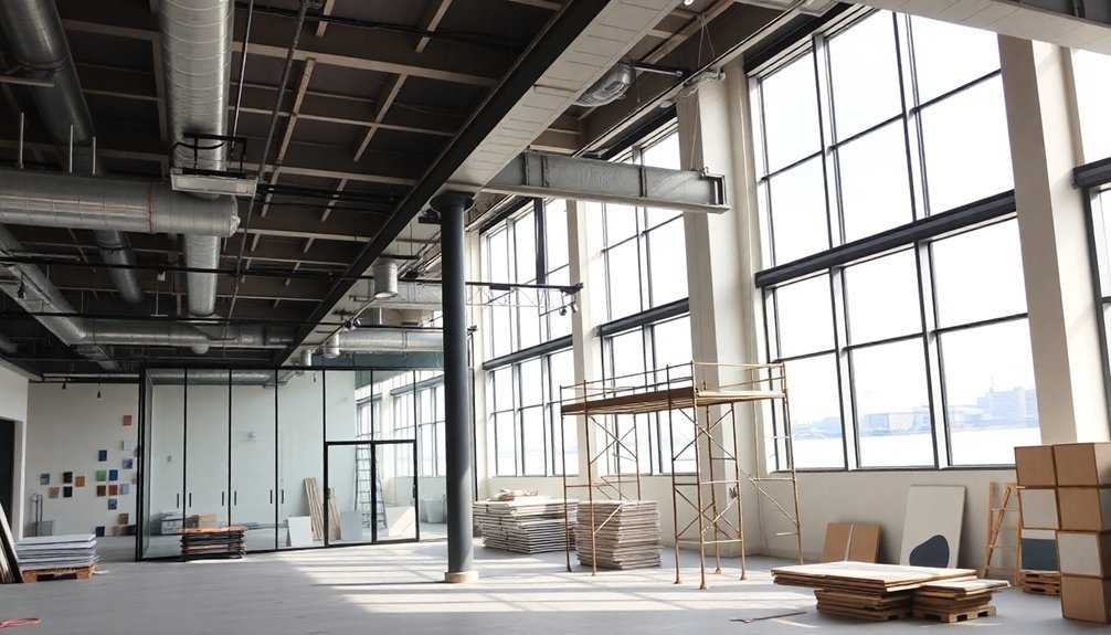 office refurbishment phases identified