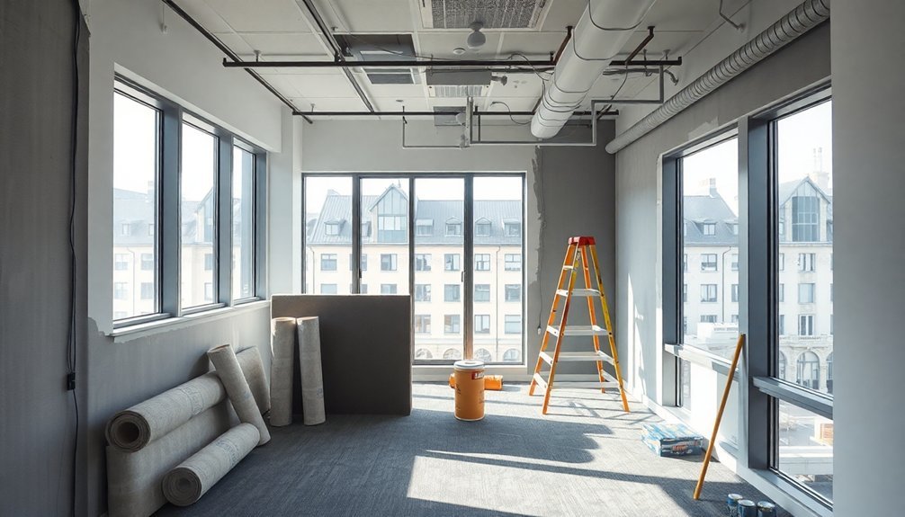 office refurbishment phases keston