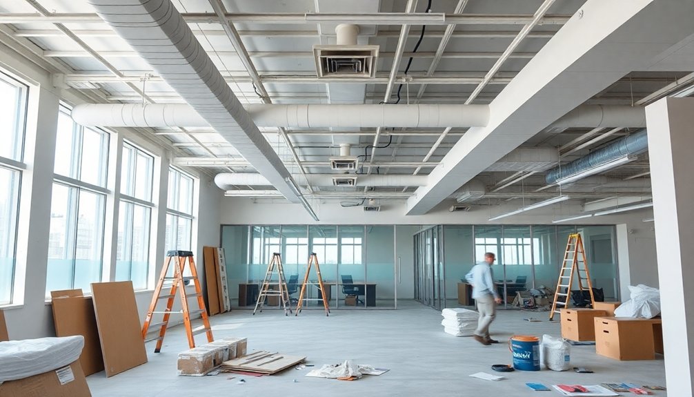 office refurbishment phases outlined