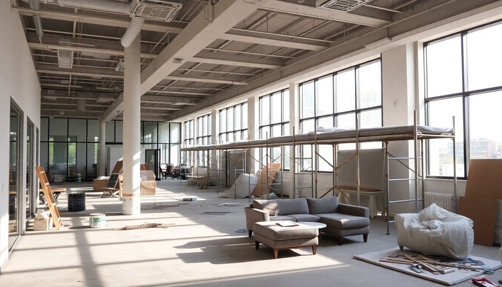 office refurbishment phases outlined