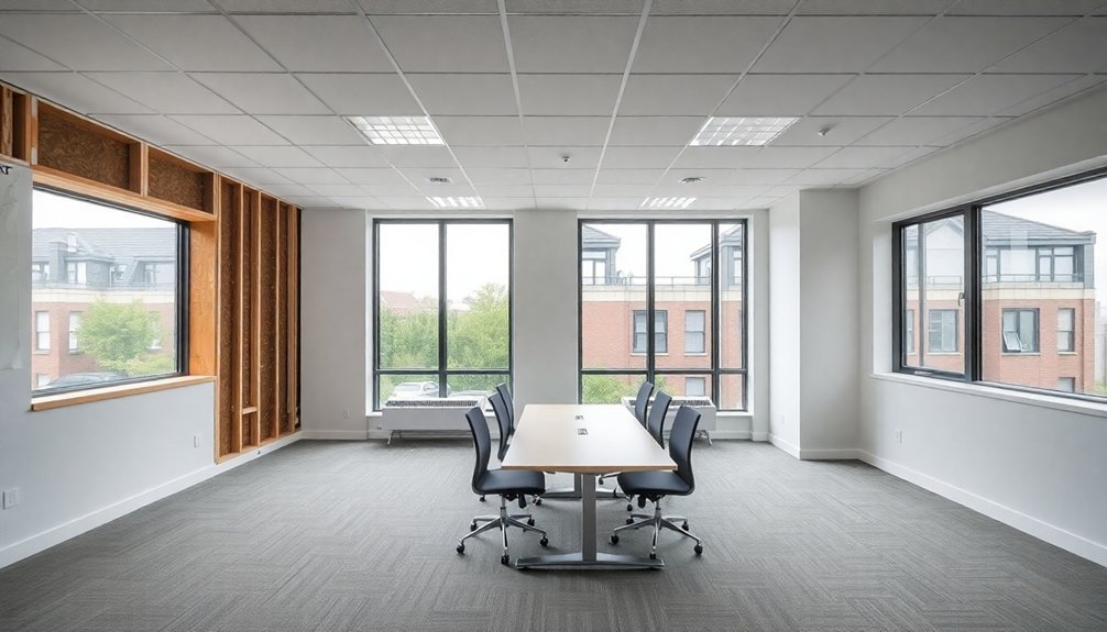 office refurbishment phases outlined