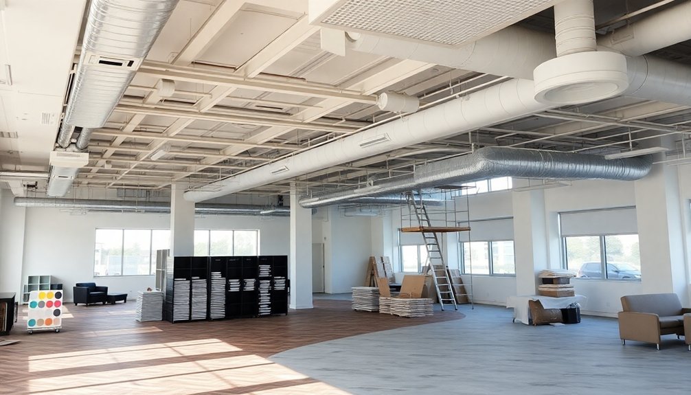 office refurbishment phases outlined