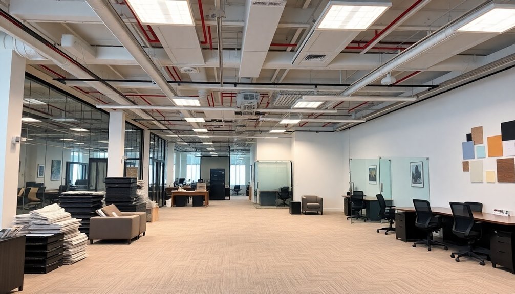 office refurbishment phases outlined