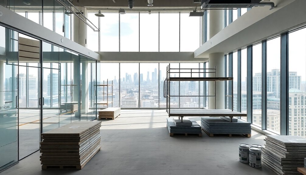 office refurbishment phases outlined