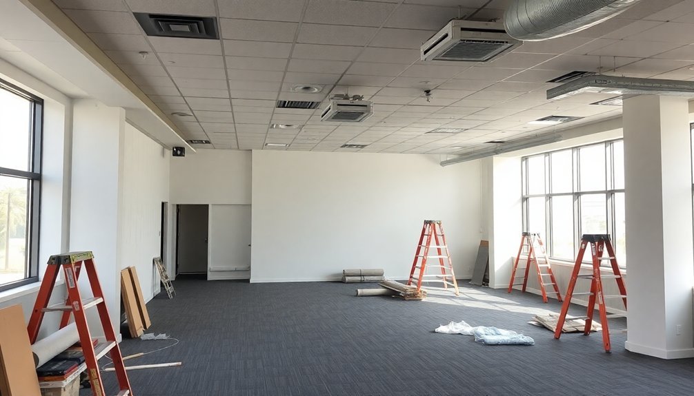office refurbishment phases outlined