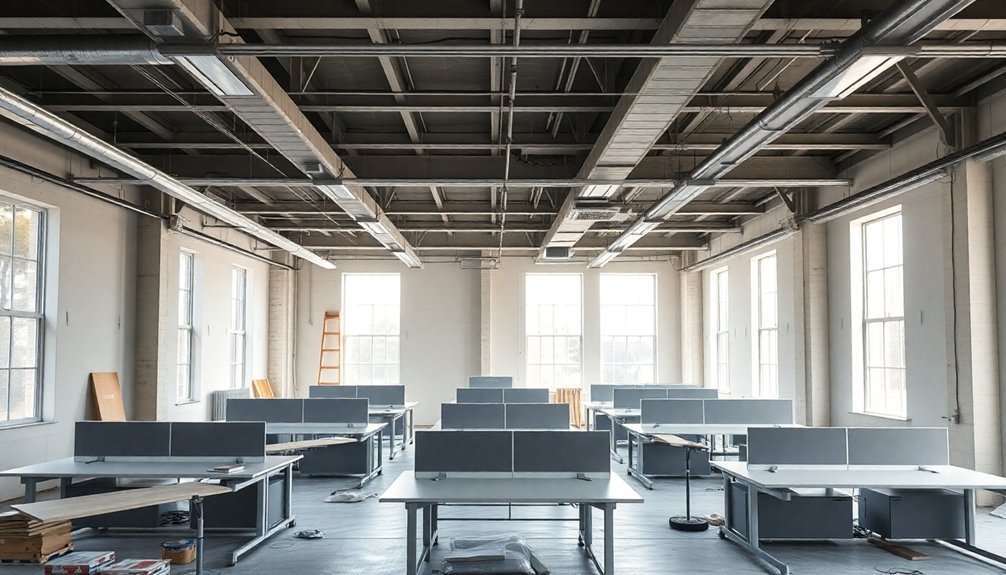 office refurbishment phases outlined