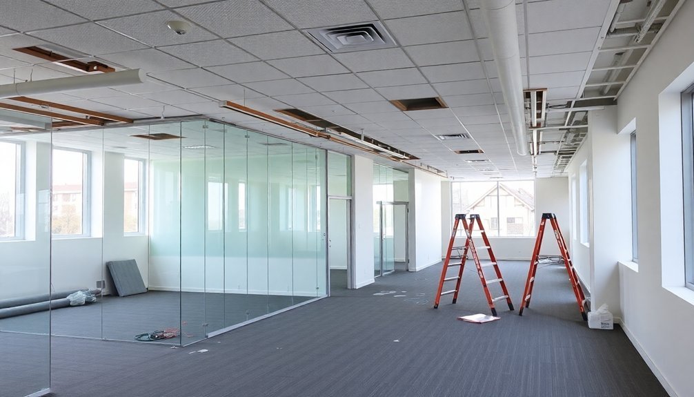 office refurbishment phases outlined