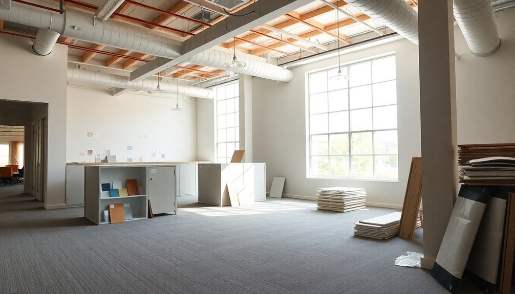 office refurbishment phases outlined