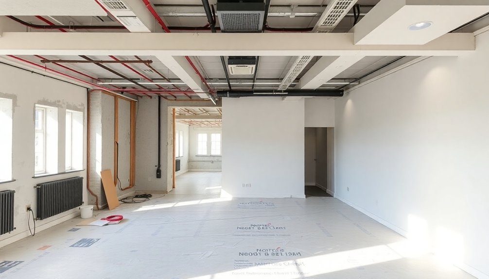 office refurbishment phases outlined