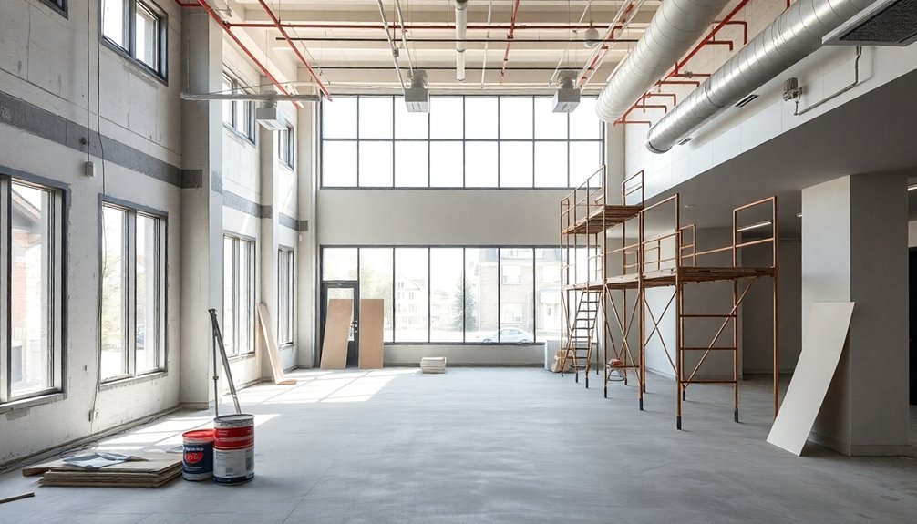 office refurbishment phases outlined