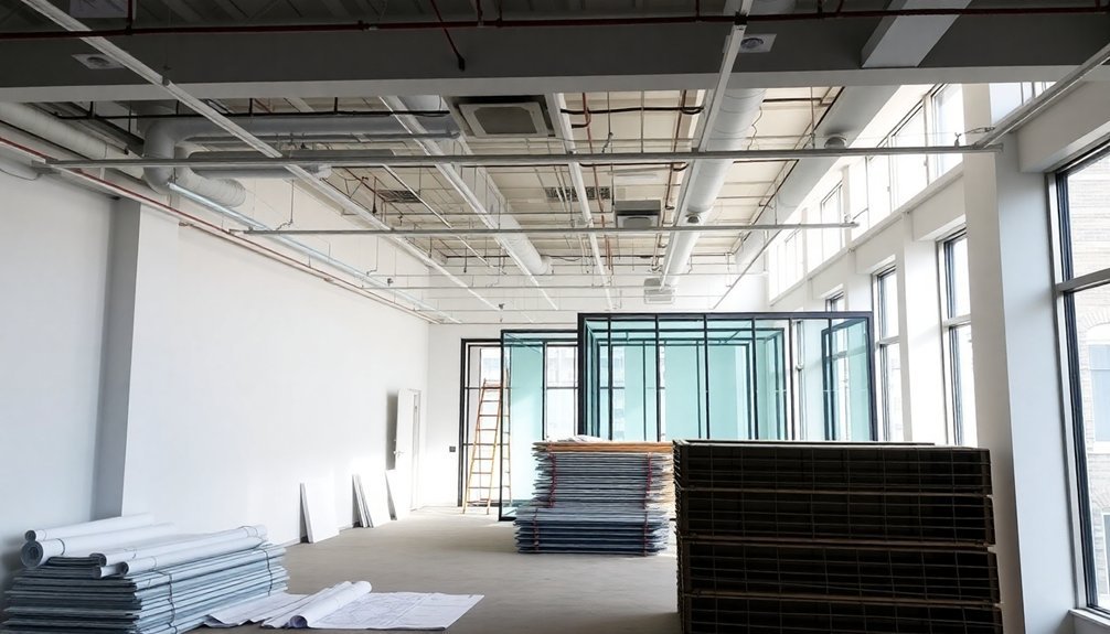 office refurbishment phases outlined