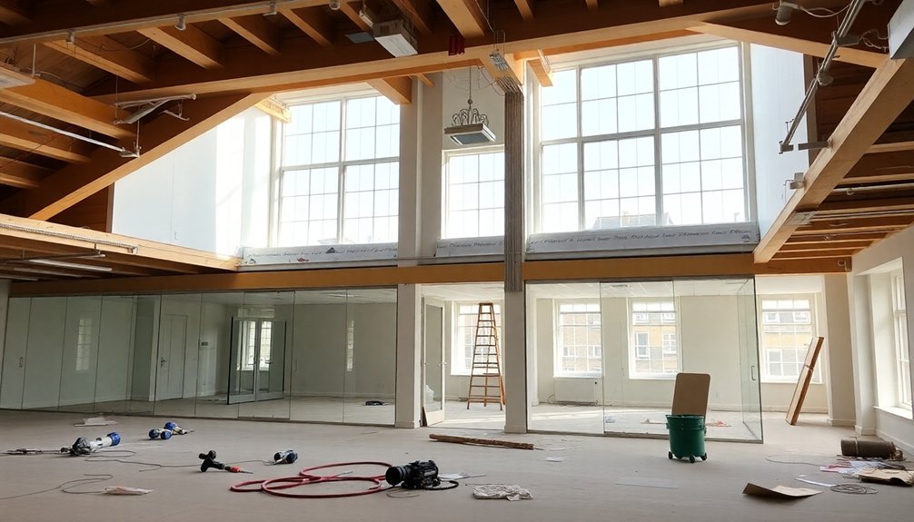 office refurbishment phases outlined