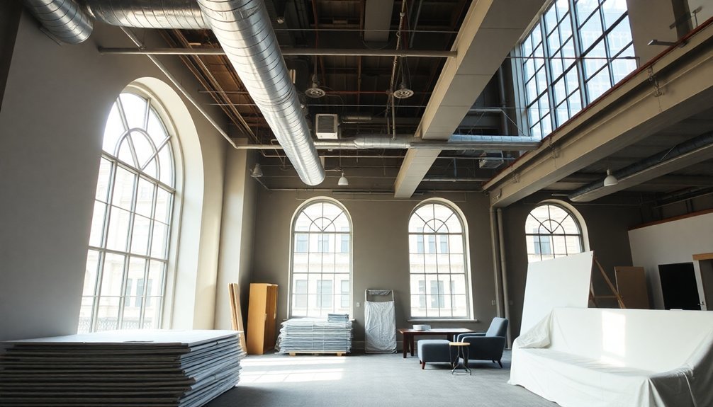 office refurbishment phases outlined