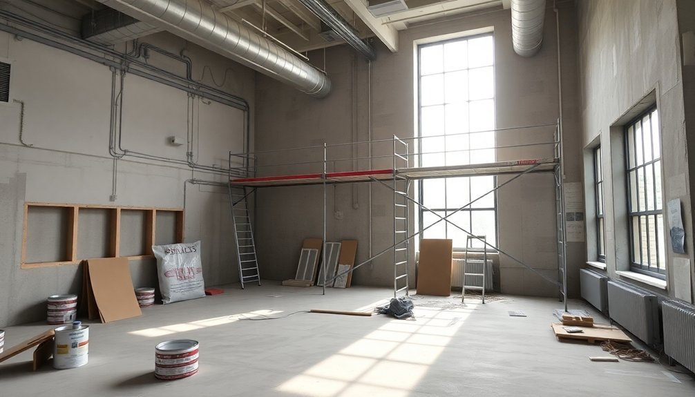 office refurbishment phases outlined