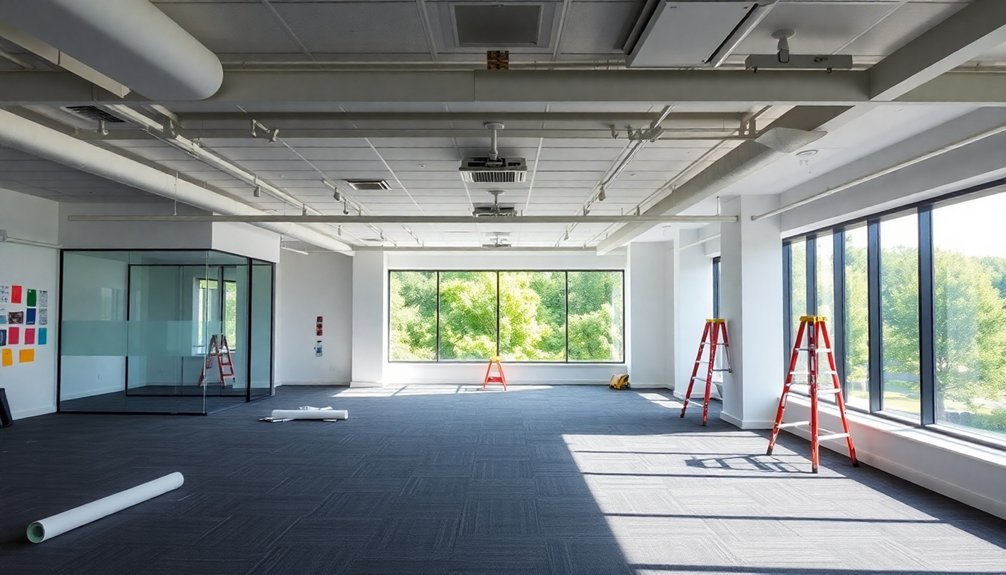 office refurbishment phases outlined