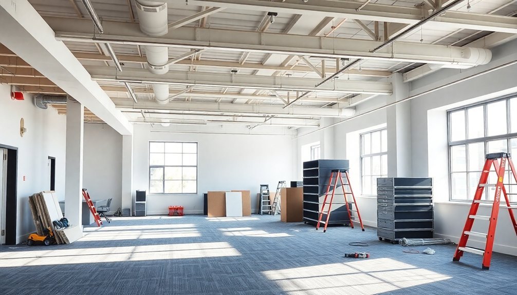 office refurbishment phases outlined