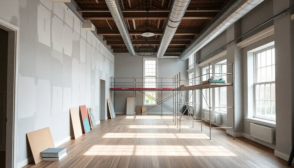 office refurbishment phases outlined