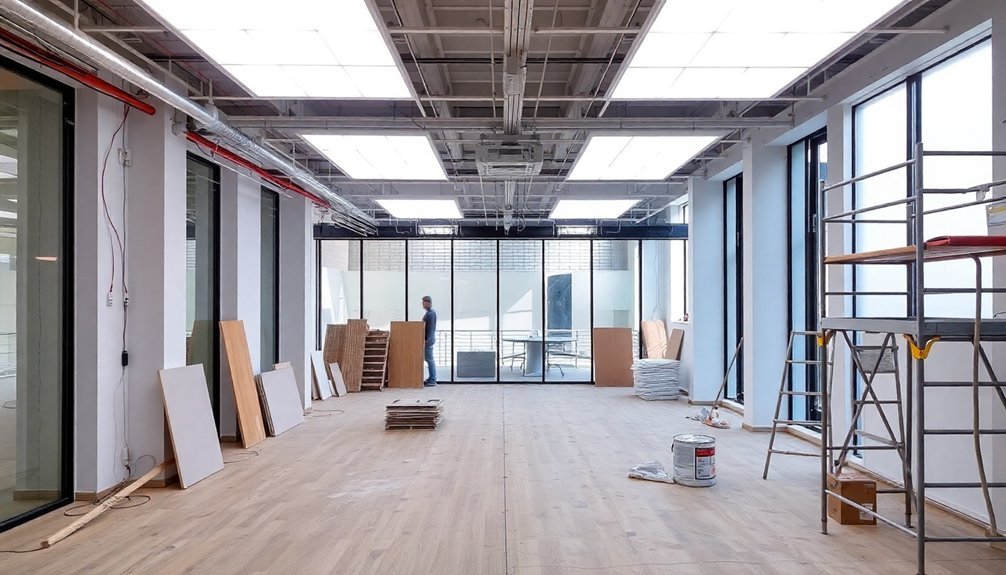office refurbishment phases outlined