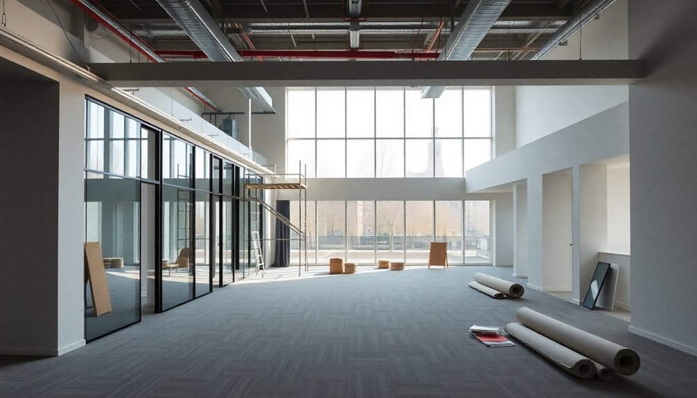 office refurbishment phases outlined