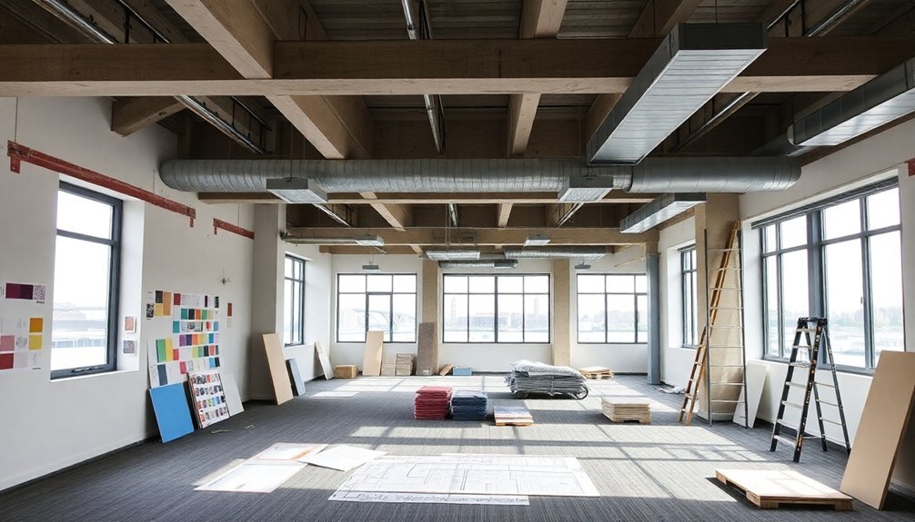 office refurbishment phases outlined