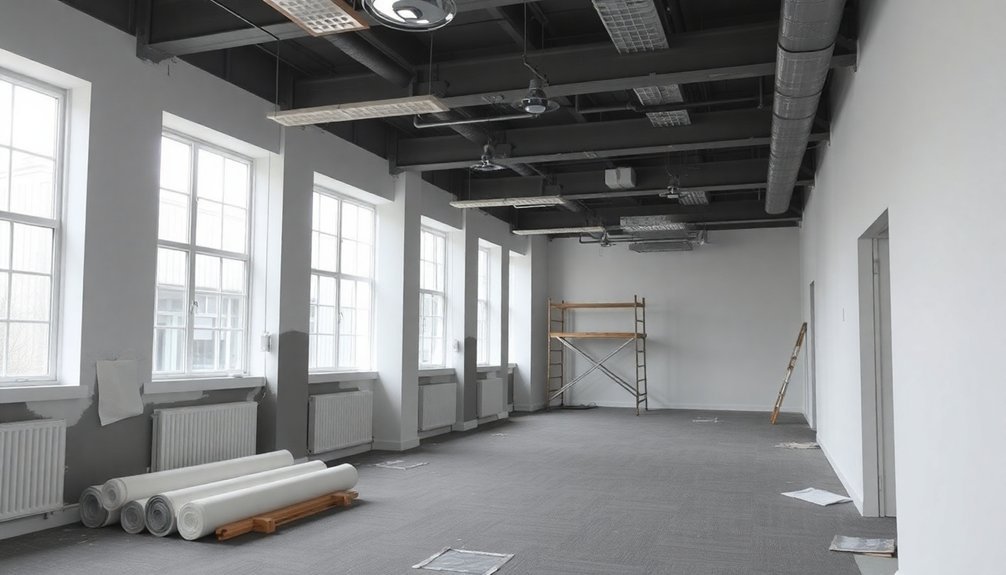 office refurbishment phases outlined