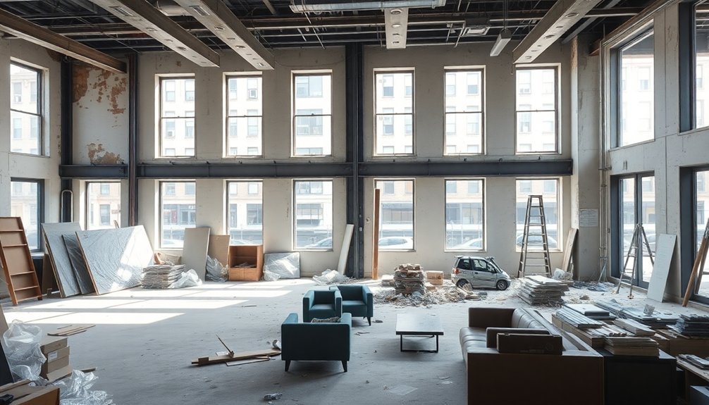 office refurbishment phases outlined