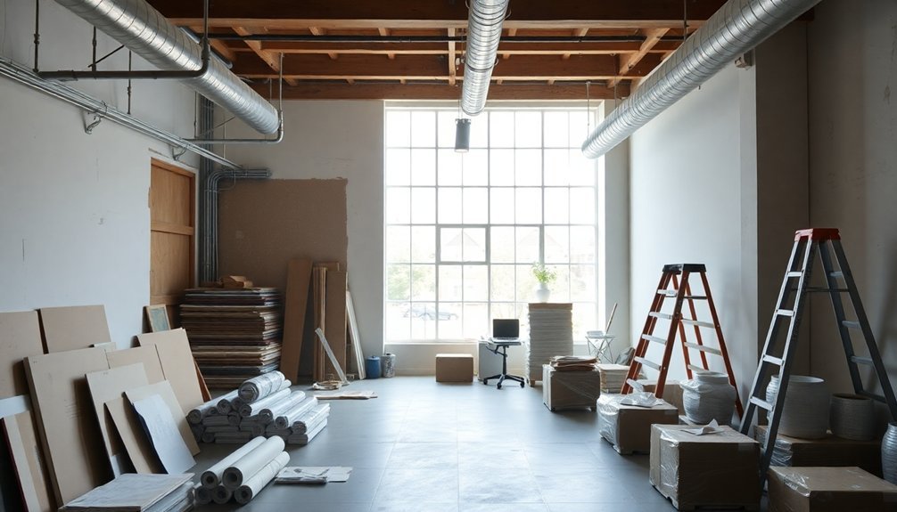 office refurbishment phases outlined