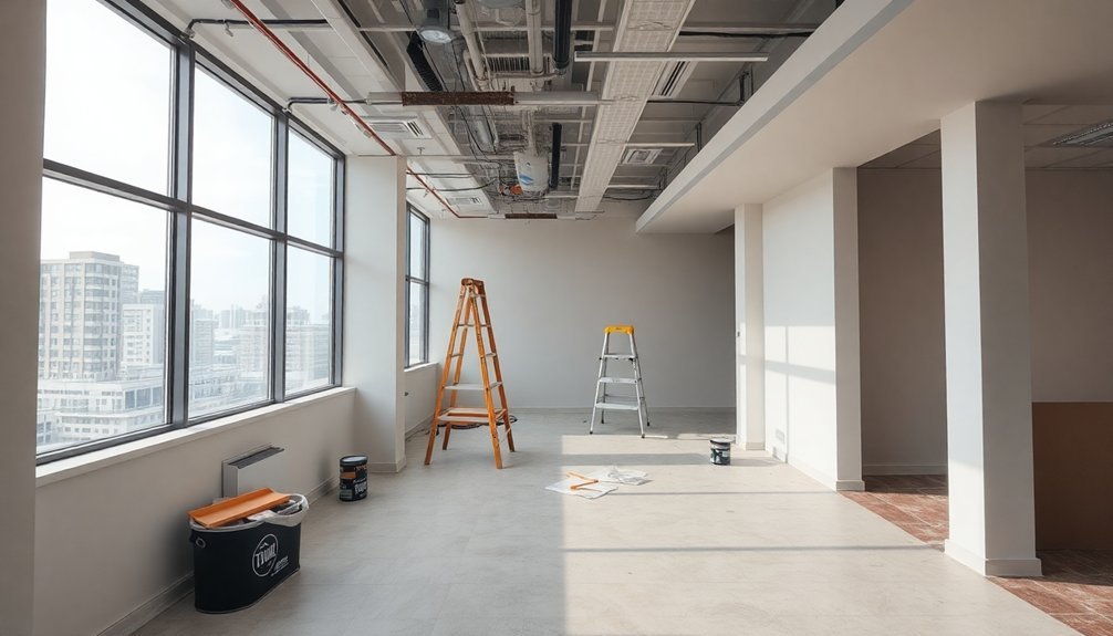 office refurbishment phases outlined