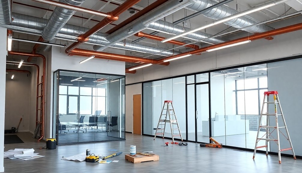 office refurbishment phases outlined