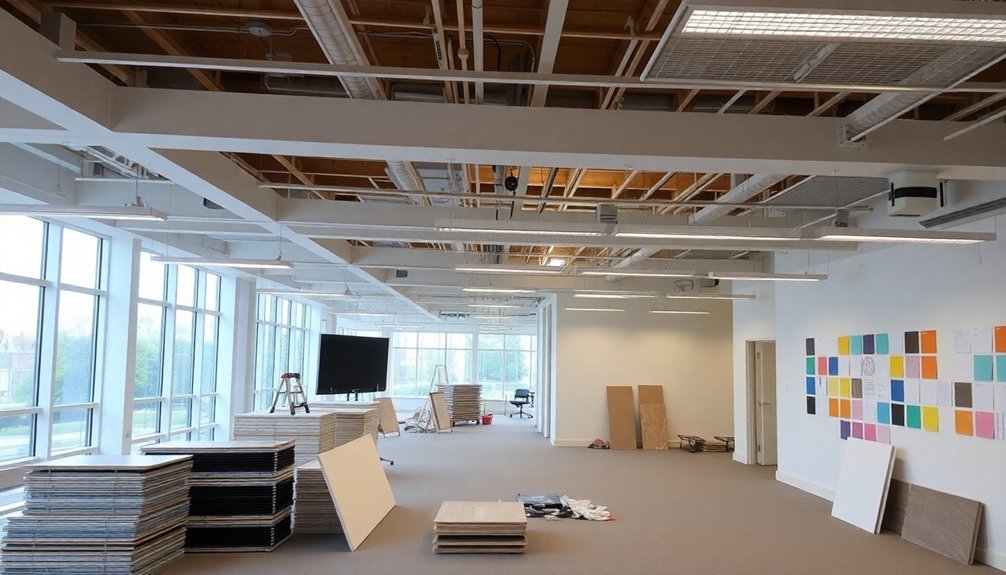 office refurbishment phases overview