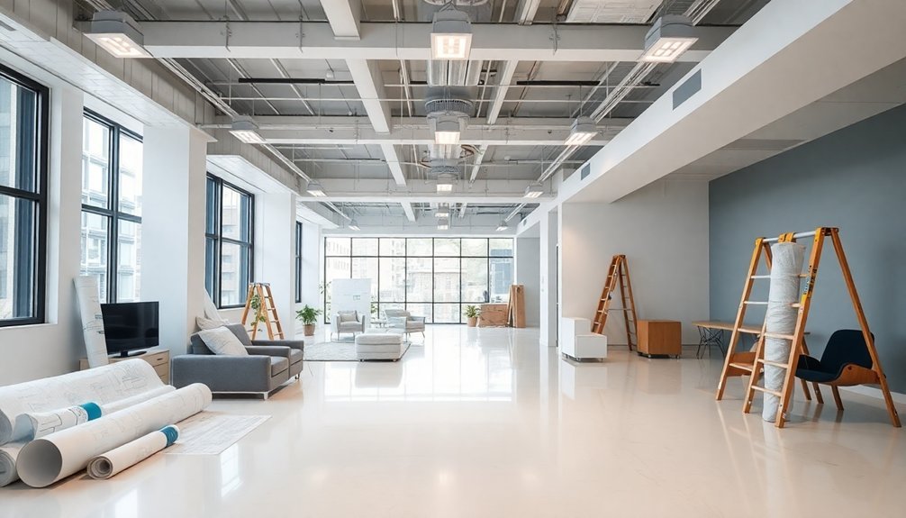 office refurbishment phases overview