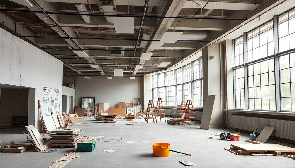 office refurbishment phases overview
