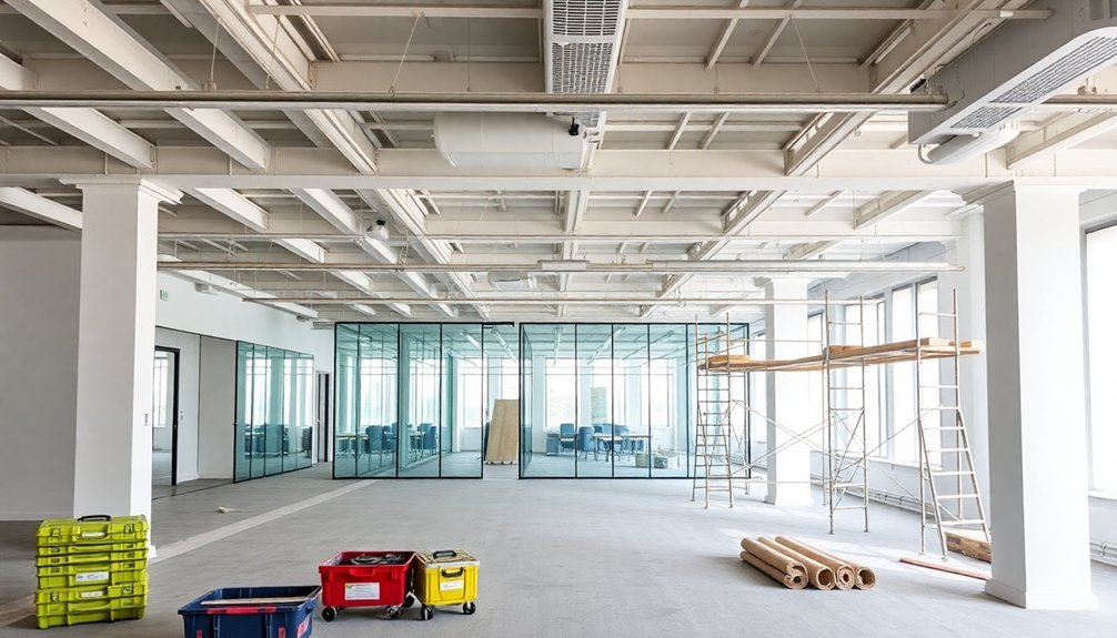office refurbishment phases overview