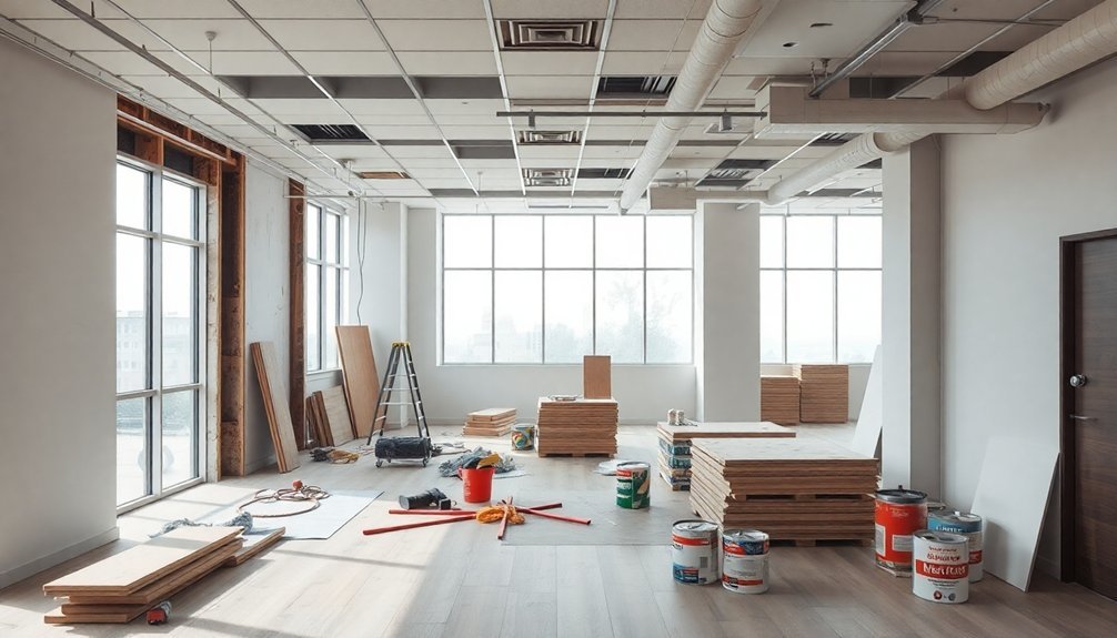 office refurbishment phases overview