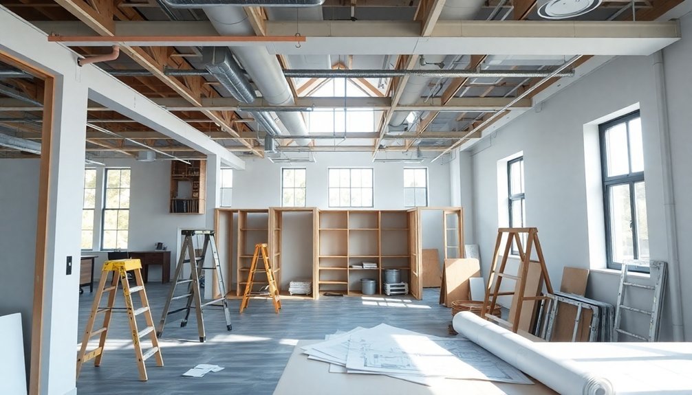 office refurbishment phases overview