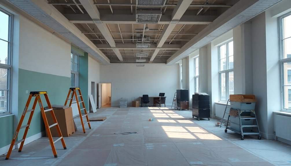 office refurbishment process phases