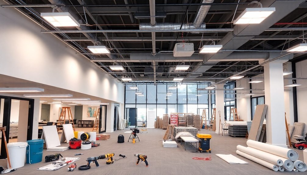 office refurbishment process phases