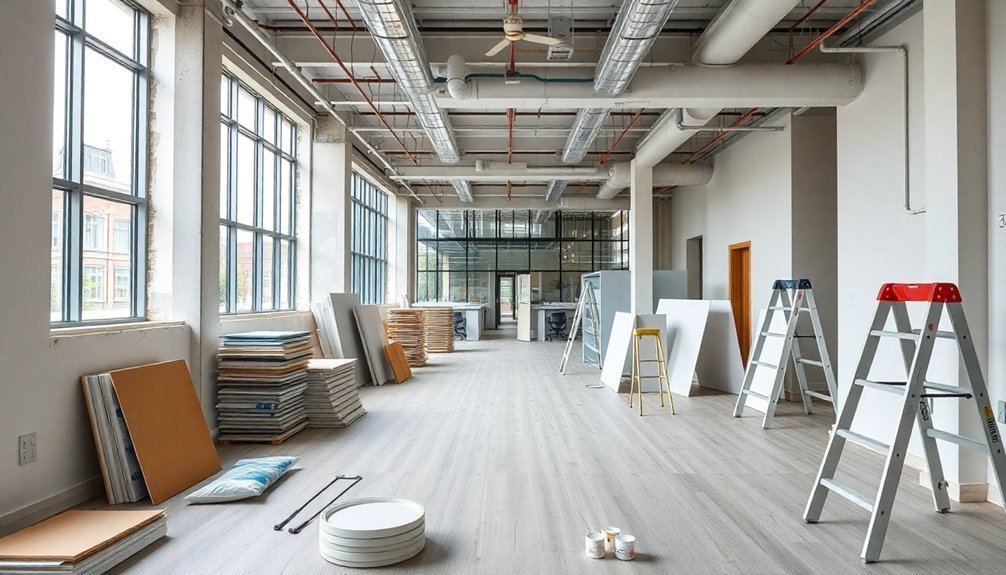 office refurbishment process phases