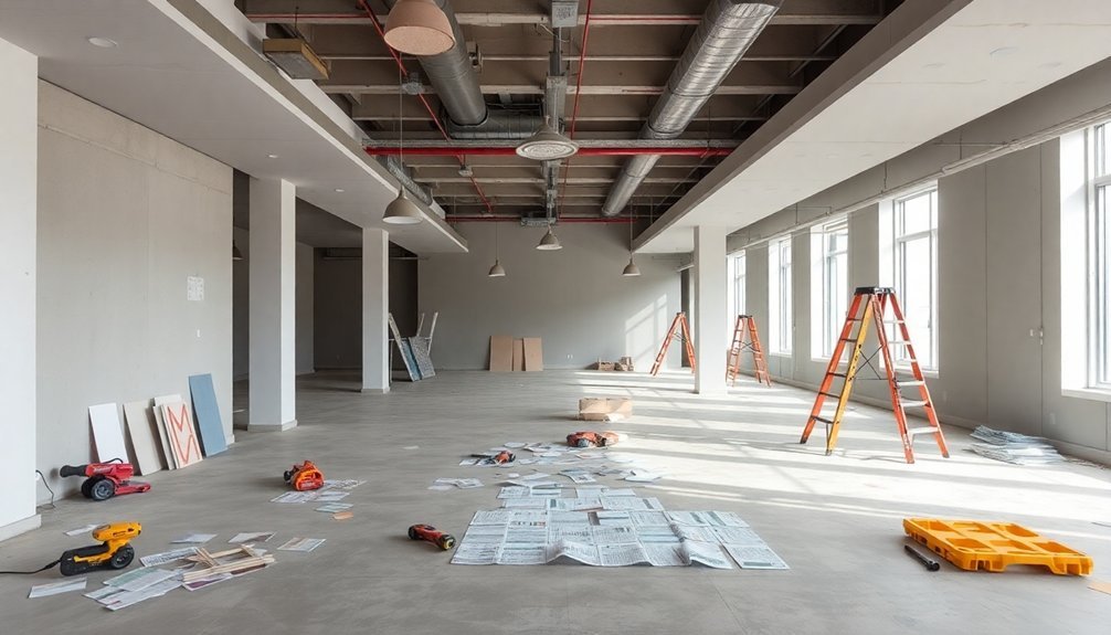 office refurbishment process phases