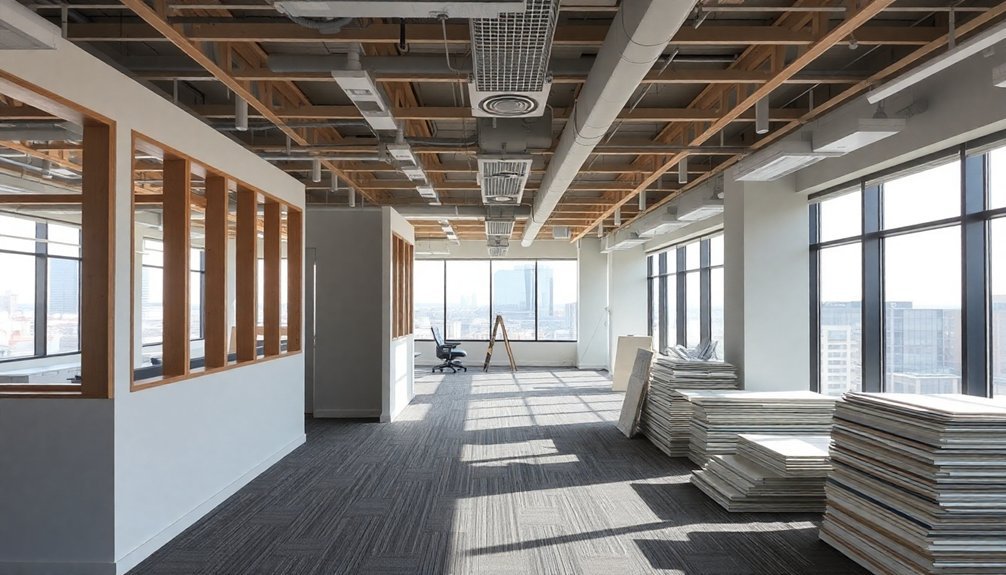 office refurbishment process phases