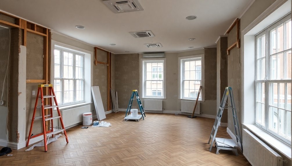 office refurbishment process phases