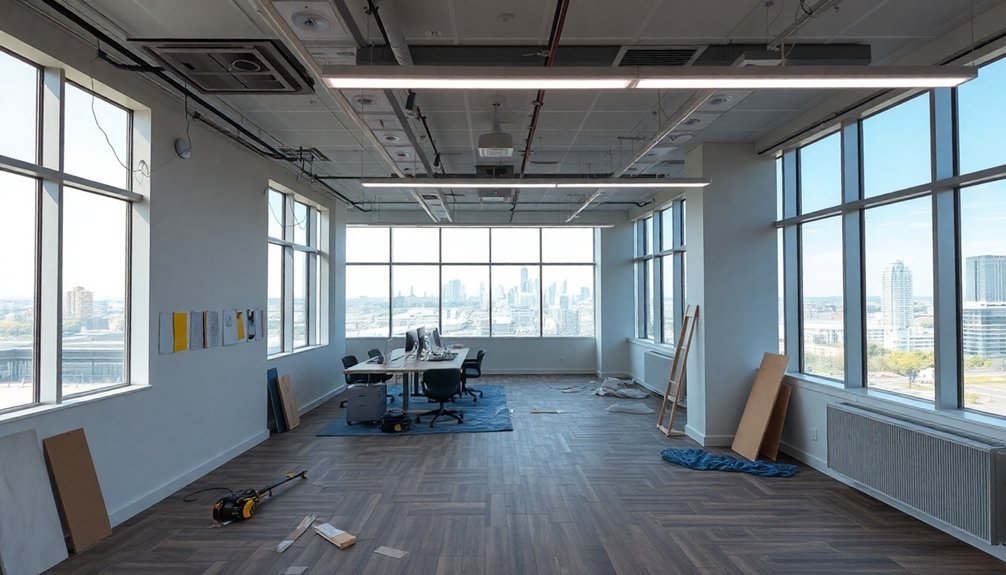 office refurbishment process phases