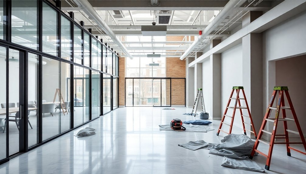 office refurbishment process stages