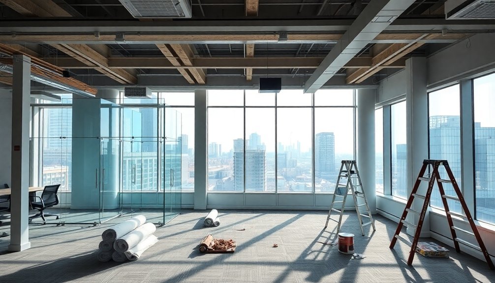 office refurbishment process stages