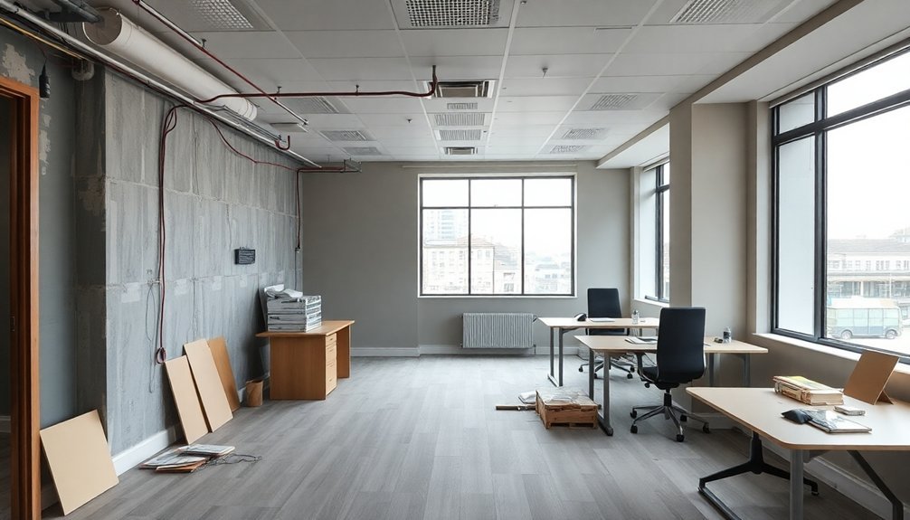 office refurbishment project phases