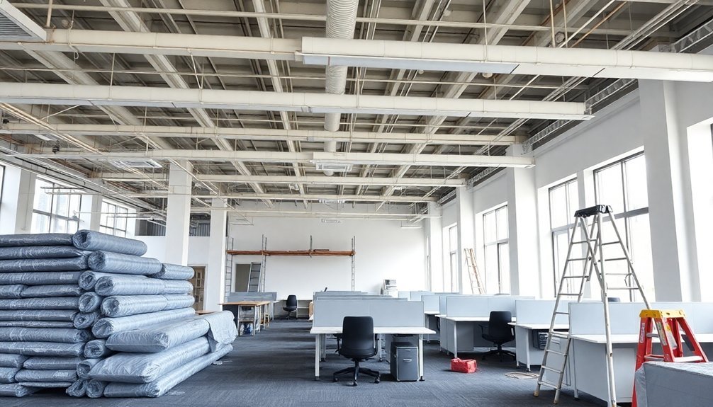 office refurbishment project stages