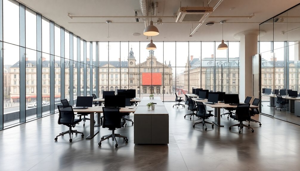 piccadilly circus office renovation