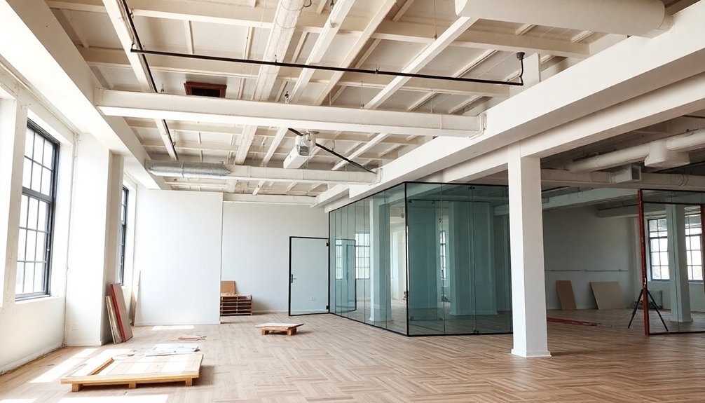 rye lane office refurbishment steps